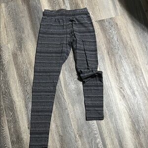 Garage Black and Gray Patterned Leggings